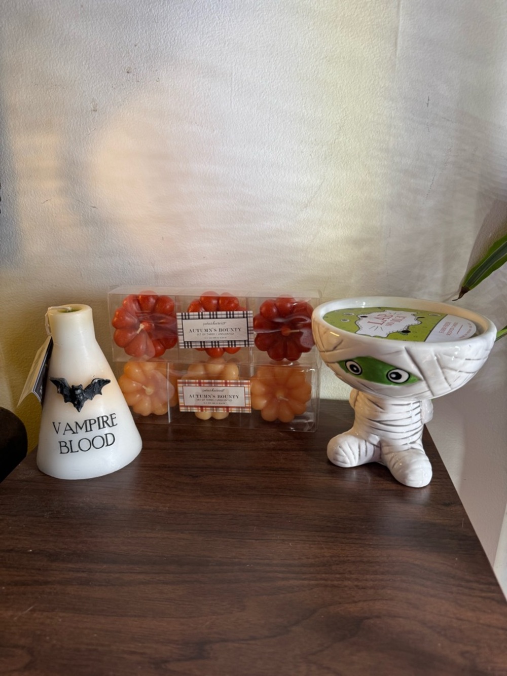 Novelty Halloween and Fall Candle bundle